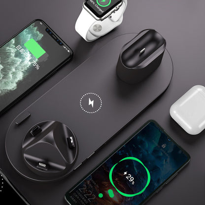 Wireless 6 In 1 Charging Dock Station