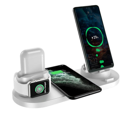 Wireless 6 In 1 Charging Dock Station